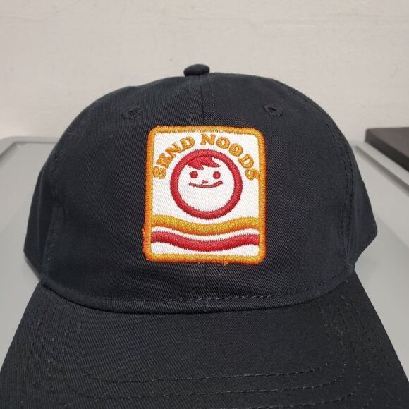 Maruchan Ramen Noodles Dad Hat Snapback black/Orange Adjustable NWT - Picture 3 of 11